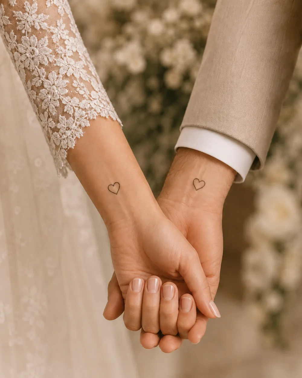 Novios con tatuajes a juego